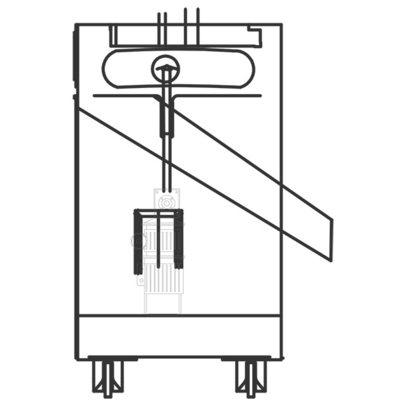 電気ガロット 0.75KW 400KG/H 果物・野菜切断機