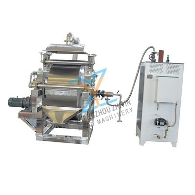 食品グレード304ステンレス鋼材料食品加工ロータリードラム乾燥装置完成粉末加工スクレーパードライヤー